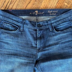7 For All Mankind Womens Jeans 28x34” Bootcut, High Waist